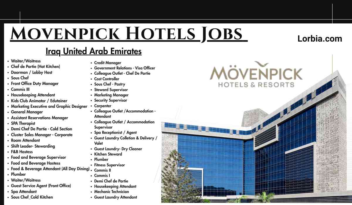 Movenpick Hotels Jobs Iraq United Arab Emirates