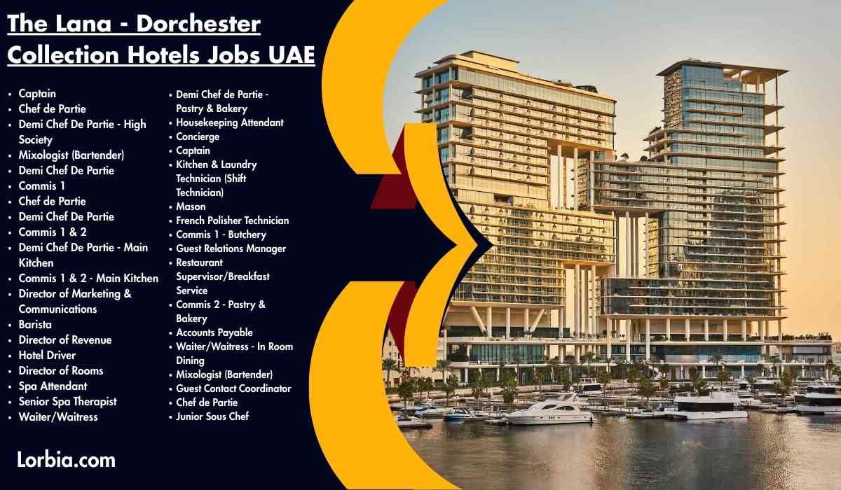 The Lana - Dorchester Collection Hotels Jobs UAE