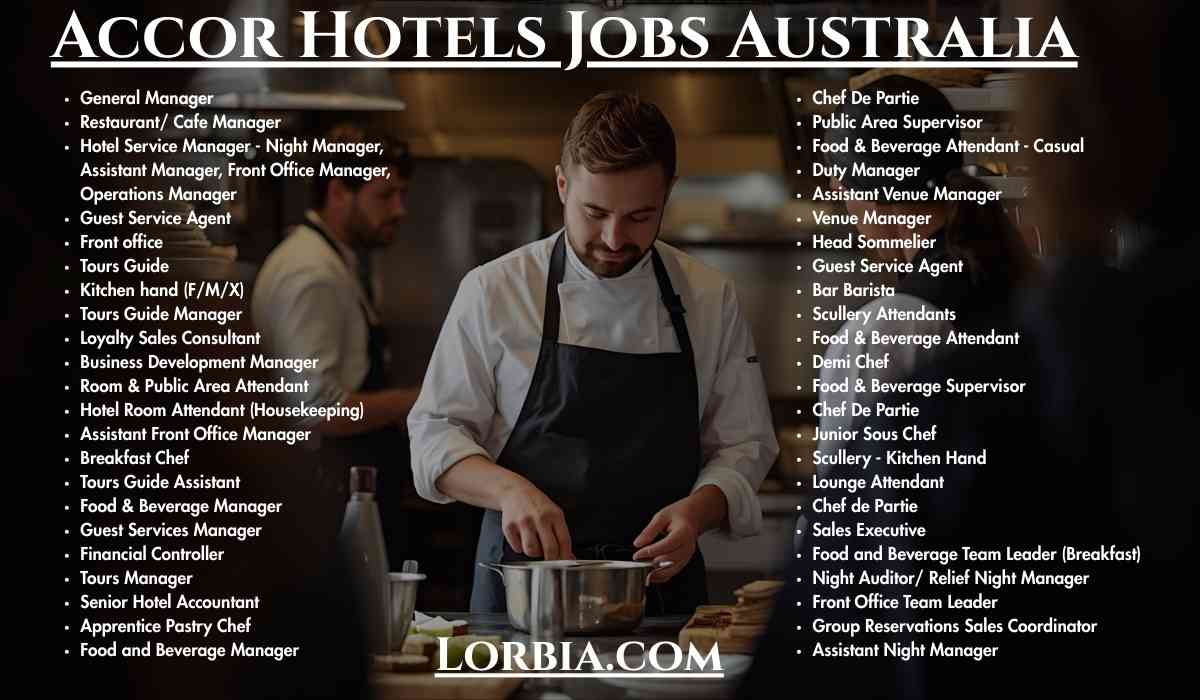 Accor Hotels Jobs Australia